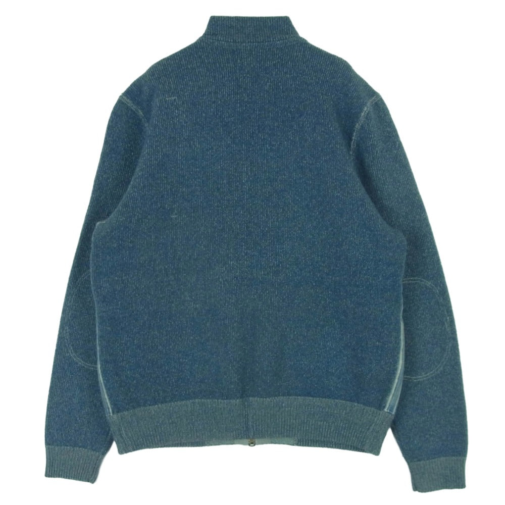 RRL ダブルアールエル INDIGO WABASH BASEBALL JACKET インディゴウォバッシュ ベースボール ジャケット インディゴブルー系 S【中古】