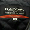 KADOYA カドヤ ヘッドファクトリー HF/AS-1VS 裏地キルティング シングルライダースジャケット ブラック系 LL【中古】