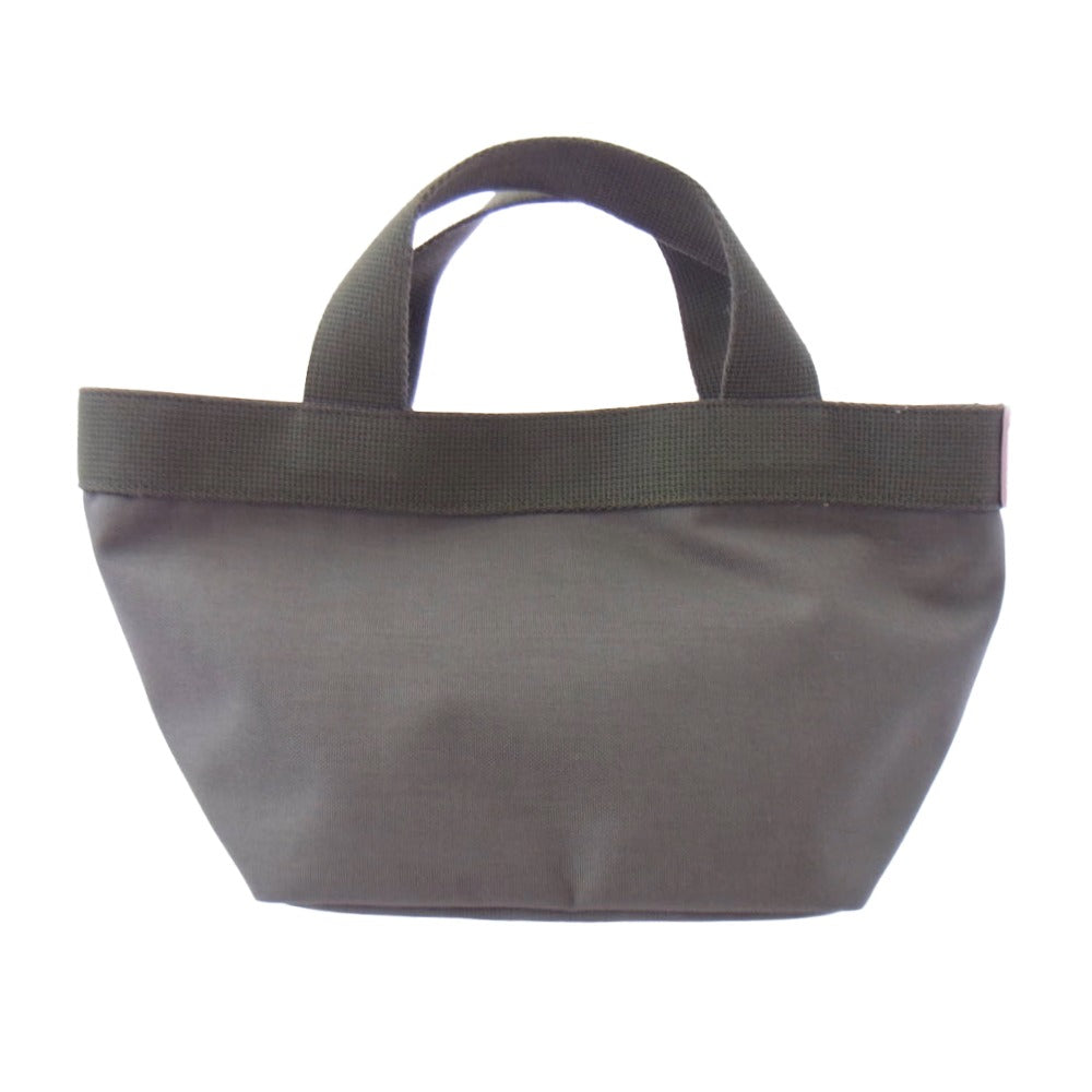 Herve Chapelier エルベ・シャプリエ 吉祥寺店限定 701CD ムース×ムース 舟型トートS バッグ モスグリーン系【中古】