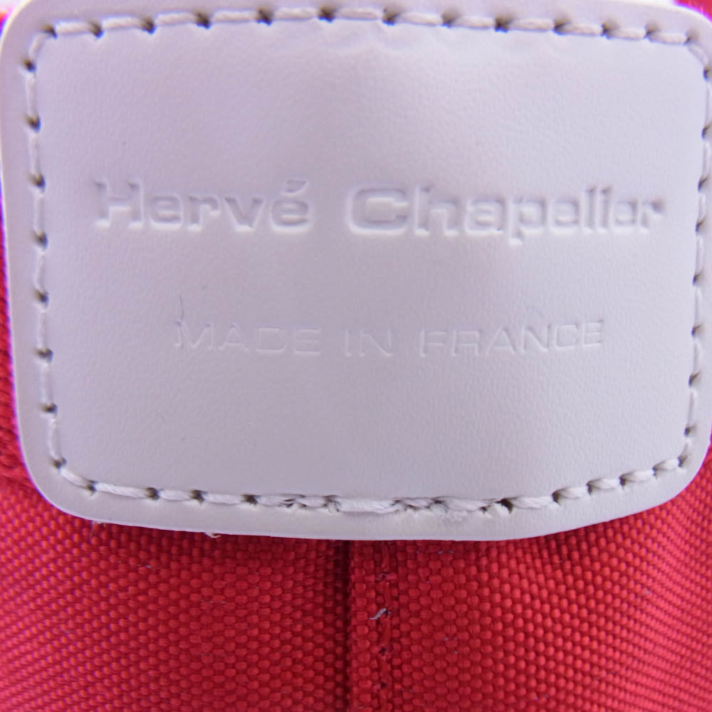 Herve Chapelier エルベ・シャプリエ WEB限定カラー 725CB コーデュラ舟型トート L トートバッグ エレル×パプリカ レッド系【中古】