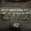 Buzz Rickson's バズリクソンズ BR80331 type B-2 CLO.CO.,INC BLANKET LINED ウールブランケット ライニング レザー ジャケット ブラウン系 42【中古】