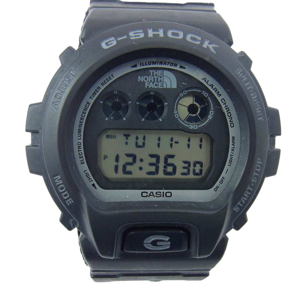 Supreme シュプリーム 22AW DW-6900NS-1JR ×THE NORTH FACE×G-SHOCK ノースフェイス カシオ Gショック トリプルコラボ 腕時計 ブラック系【中古】