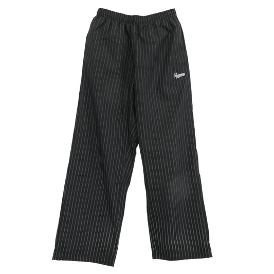 Supreme シュプリーム 24AW Reflective Pinstripe Track Pant リフレクティブ ピンストライプ パンツ ブラック系 S【極上美品】【中古】