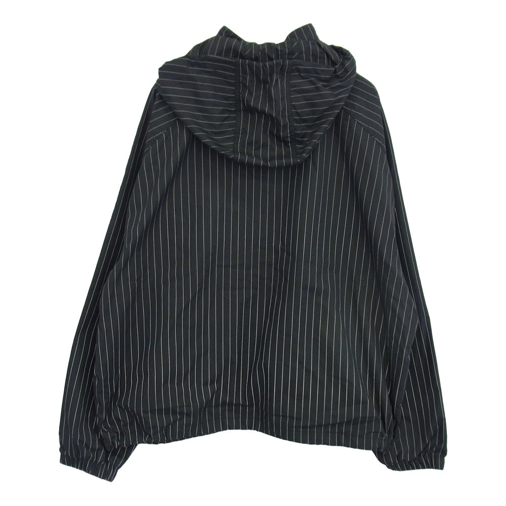 Supreme シュプリーム 24AW Reflective Pinstripe Track Jacket リフレクティブ ピンストライプ トラック ジャケット ブラック系 M【極上美品】【中古】