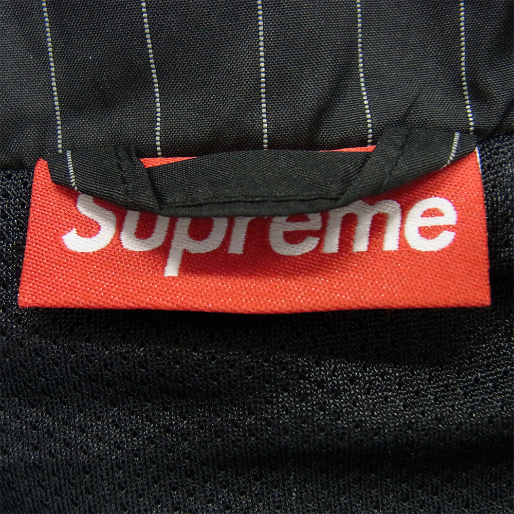 Supreme シュプリーム 24AW Reflective Pinstripe Track Jacket リフレクティブ ピンストライプ トラック ジャケット ブラック系 M【極上美品】【中古】