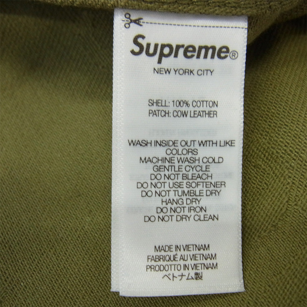 Supreme シュプリーム 25AW Jacquard Logos Denim Trucker Jacket ジャカード ロゴス デニム トラッカージャケット カーキ系 M【極上美品】【中古】