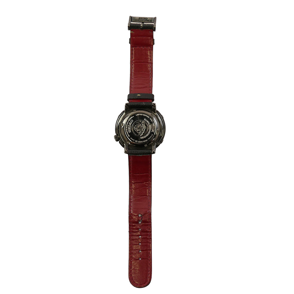 SEIKO セイコー SBDY077 × NEIGHBORHOOD ネイバーフッド Prospex DIVER SCUBA プロスペックス ダイバー スキューバ 自動巻 腕時計 ブラック系 レッド系【中古】