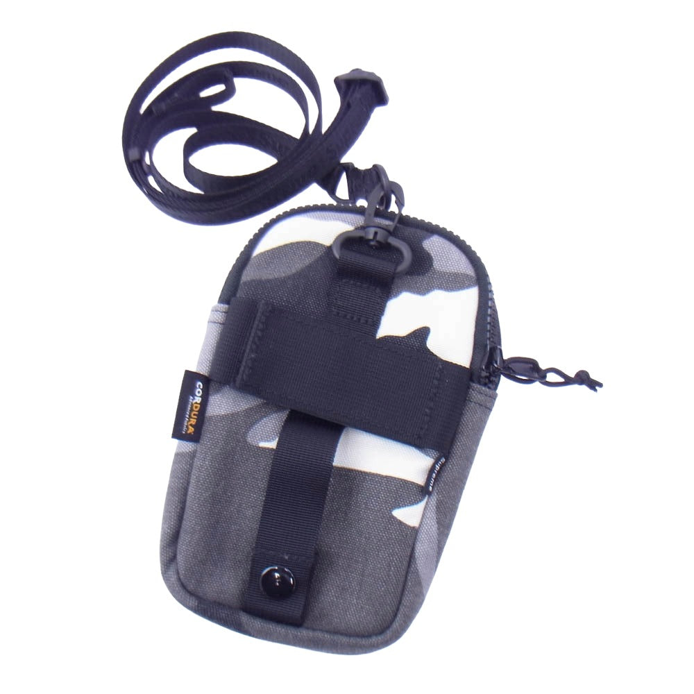 Supreme シュプリーム 25SS Camera Bag + Mini Pouch Snow Camo カメラ バッグ ミニポーチ セット ショルダー バッグ ※ミニポーチ欠品 グレー系【中古】