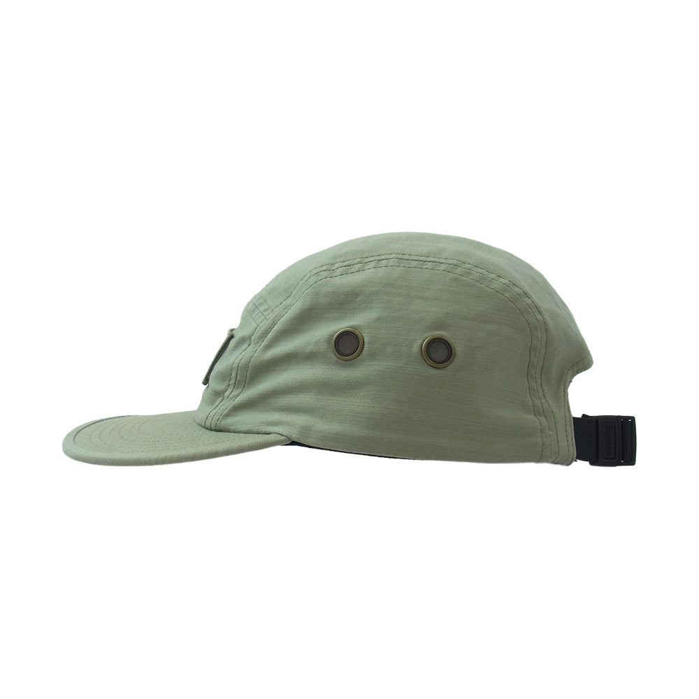 Supreme シュプリーム 25SS × Zoo York Camp Cap ズーヨーク 6パネル ロゴ刺繍 ボックスロゴ キャンプキャップ カーキ系【中古】