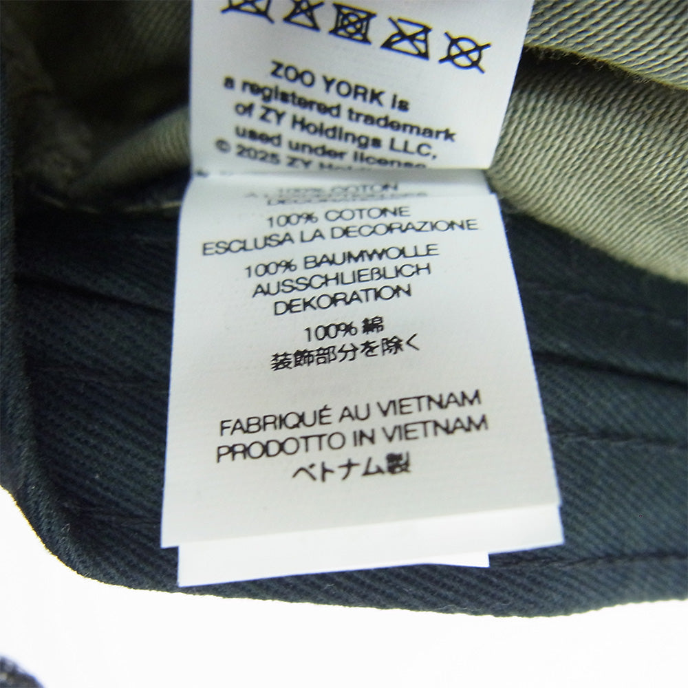 Supreme シュプリーム 25SS × Zoo York Camp Cap ズーヨーク 6パネル ロゴ刺繍 ボックスロゴ キャンプキャップ カーキ系【中古】