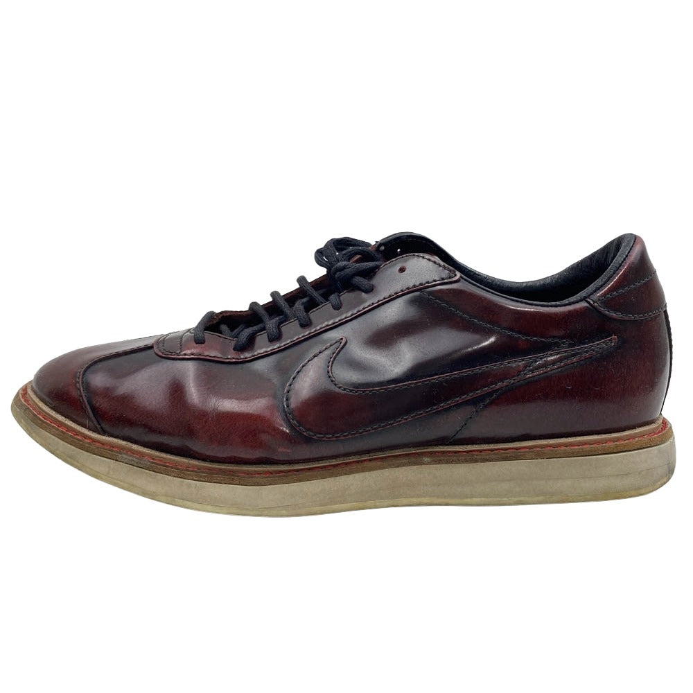 NIKE ナイキ 586367-600 × COLE HAAN コールハーン 1972 QS ディープレッド レザーシューズ スニーカー ワインレッド系 28cm【中古】