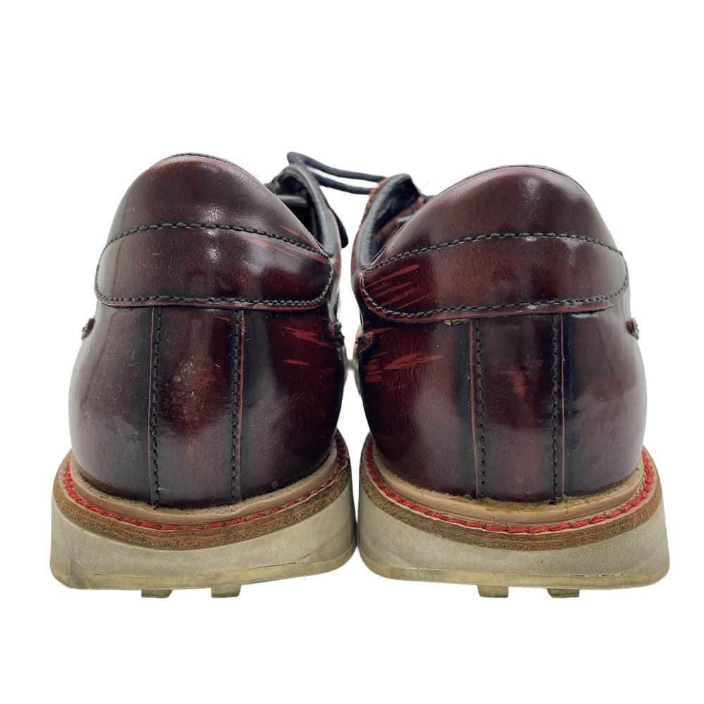 NIKE ナイキ 586367-600 × COLE HAAN コールハーン 1972 QS ディープレッド レザーシューズ スニーカー ワインレッド系 28cm【中古】