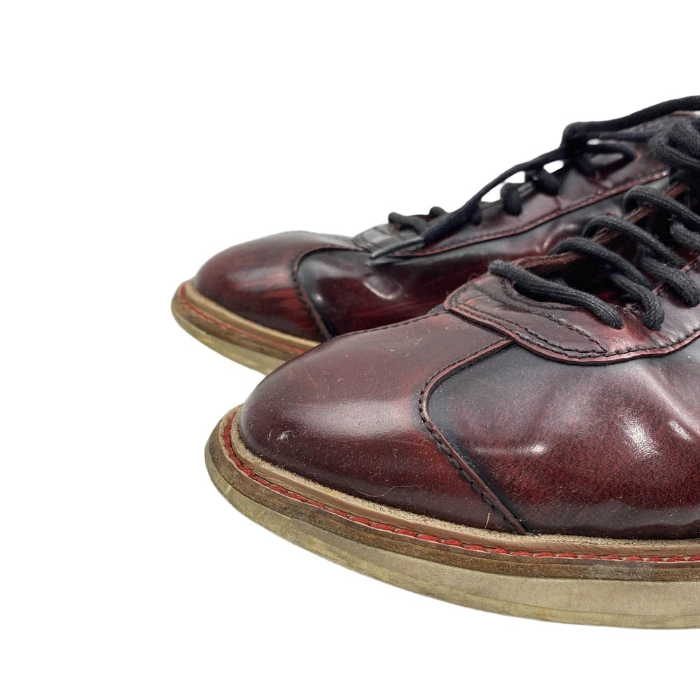 NIKE ナイキ 586367-600 × COLE HAAN コールハーン 1972 QS ディープレッド レザーシューズ スニーカー ワインレッド系 28cm【中古】