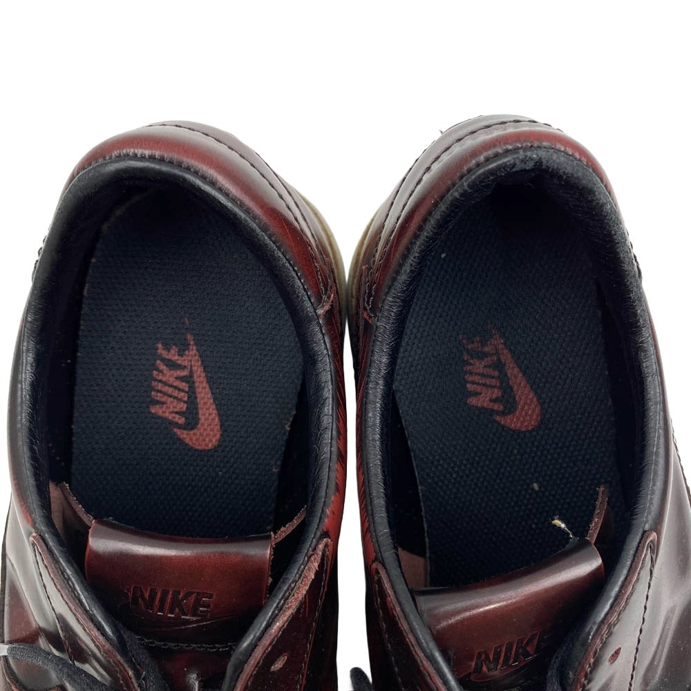 NIKE ナイキ 586367-600 × COLE HAAN コールハーン 1972 QS ディープレッド レザーシューズ スニーカー ワインレッド系 28cm【中古】
