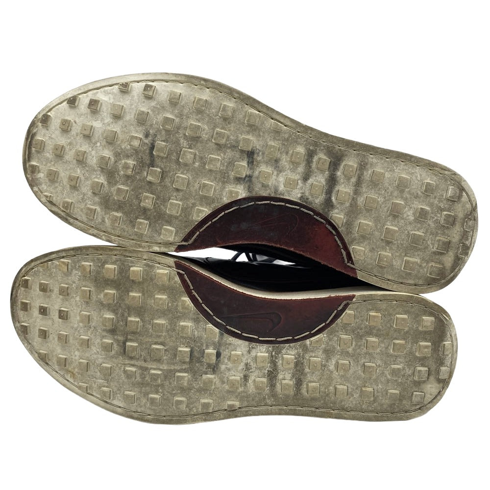 NIKE ナイキ 586367-600 × COLE HAAN コールハーン 1972 QS ディープレッド レザーシューズ スニーカー ワインレッド系 28cm【中古】