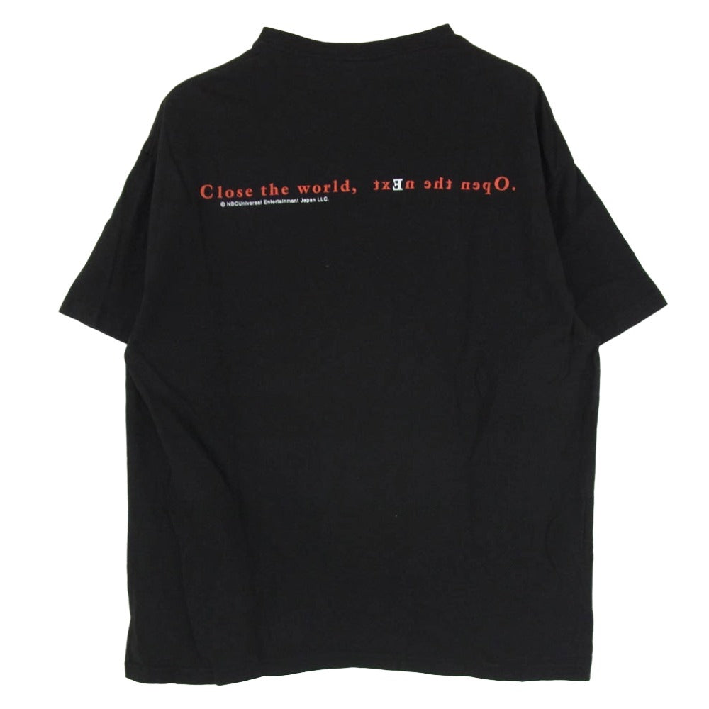 GEEKS RULE ギークスルール 12 × serial experiments lain SILKSCREEN PRINTING T SHIRT シリアル・エクスペリメンツ・レイン プリント 半袖 Tシャツ ブラック XL ブラック系 XL【中古】