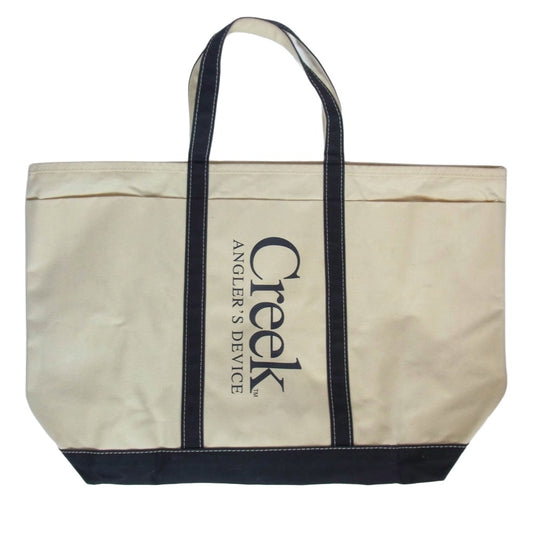 クリークアングラーズデバイス ×This is a(n) Base Field Tote ベース フィールド 大型 キャンバス トートバッグ ベージュ系【中古】