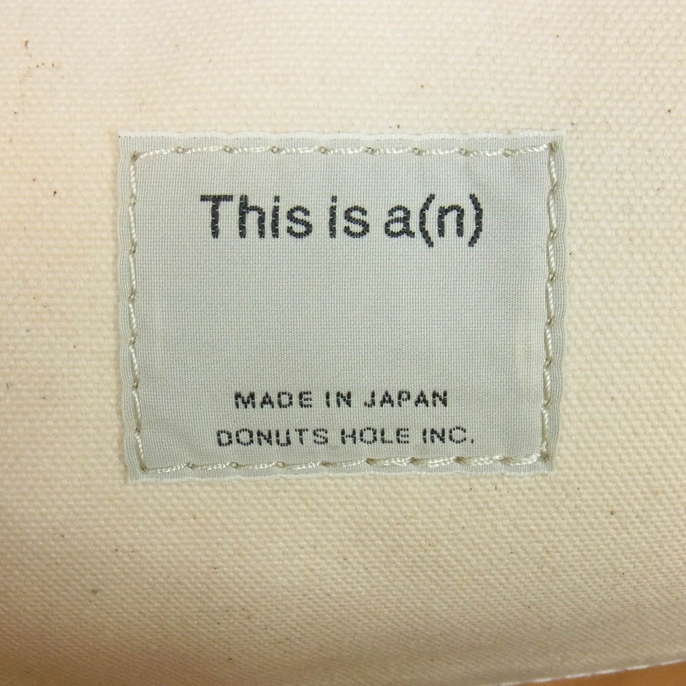 クリークアングラーズデバイス ×This is a(n) Base Field Tote ベース フィールド 大型 キャンバス トートバッグ ベージュ系【中古】