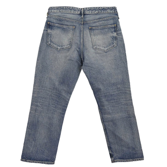 upper hights アッパーハイツ 187107 THE HIS ボーイフレンド クロップド デニムパンツ インディゴブルー系 25【中古】