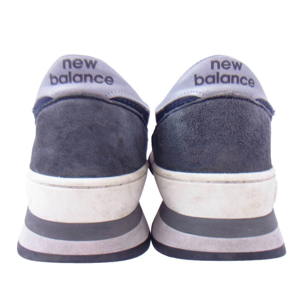 NEW BALANCE ニューバランス M990NV1 ローカット スニーカー ダークグレー系 ネイビー系 26.5cm【中古】