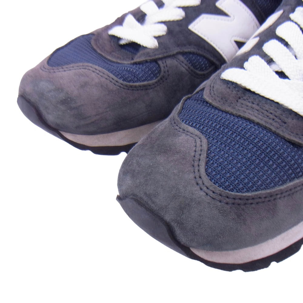 NEW BALANCE ニューバランス M990NV1 ローカット スニーカー ダークグレー系 ネイビー系 26.5cm【中古】