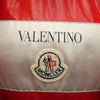 MONCLER モンクレール 18-19AW QV0CN00ACUX × VALENTINO ヴァレンティノ VLTNロゴ ダウン ジャケット ブラック系 48【中古】