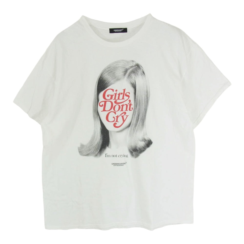 UNDERCOVER アンダーカバー 23SS UC2B9815 ×Verdy Girls Don't Cry ヴェルディ ガールズドントクライ 半袖Tシャツ ホワイト系 XL【中古】