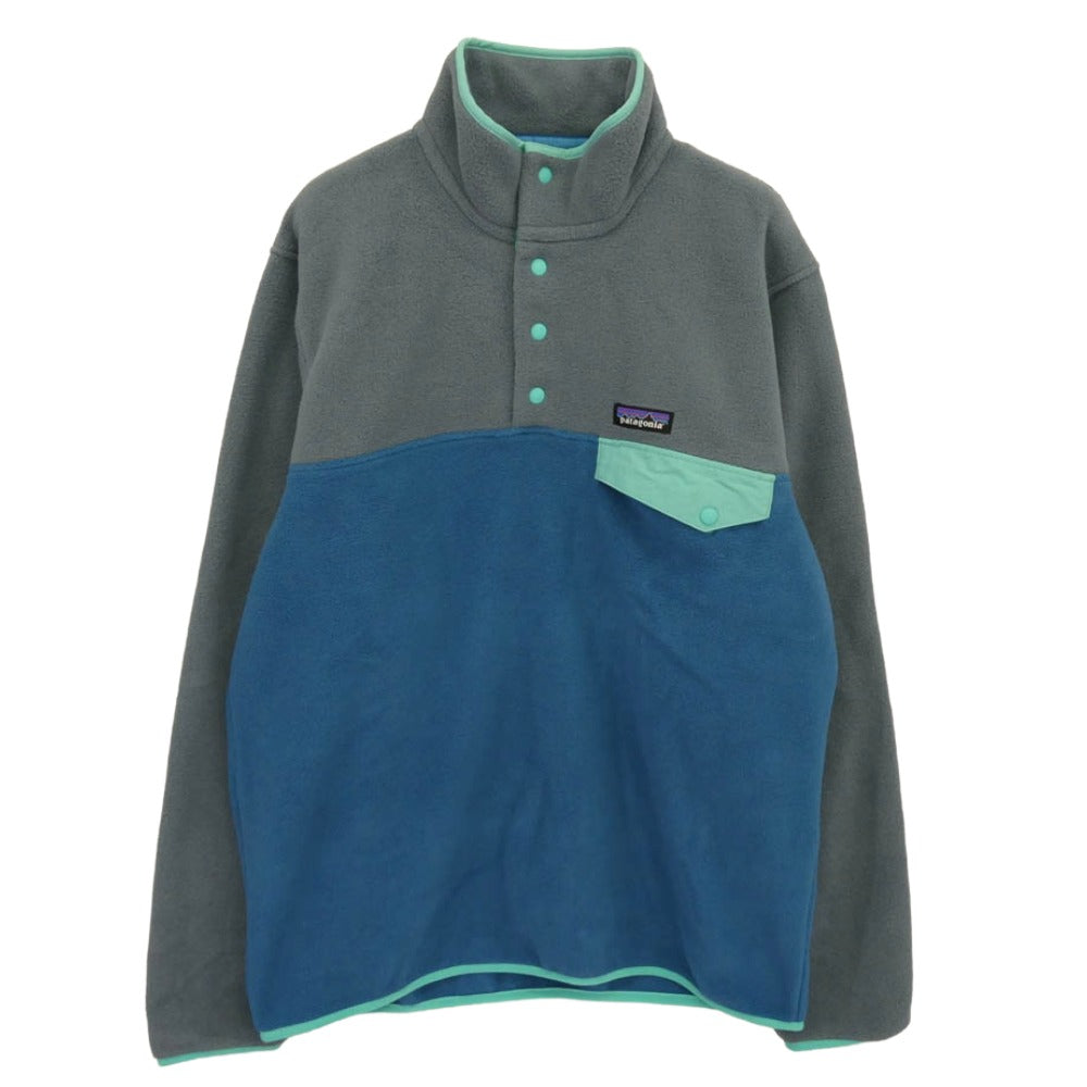 patagonia パタゴニア 25551SP23 Lightweight Synchilla Snap-T Fleece Pullover メンズ・ライトウェイト・シンチラ・スナップT・プルオーバー ライトブルー系 M【中古】