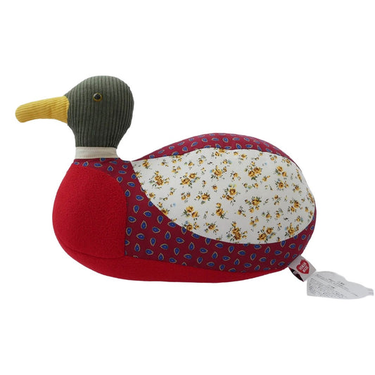 HUMAN MADE ヒューマンメイド HM24GD114 PATCHWORK DUCK PLUSH DOLL パッチワーク ダック ドール レッド系 マルチカラー系【極上美品】【中古】