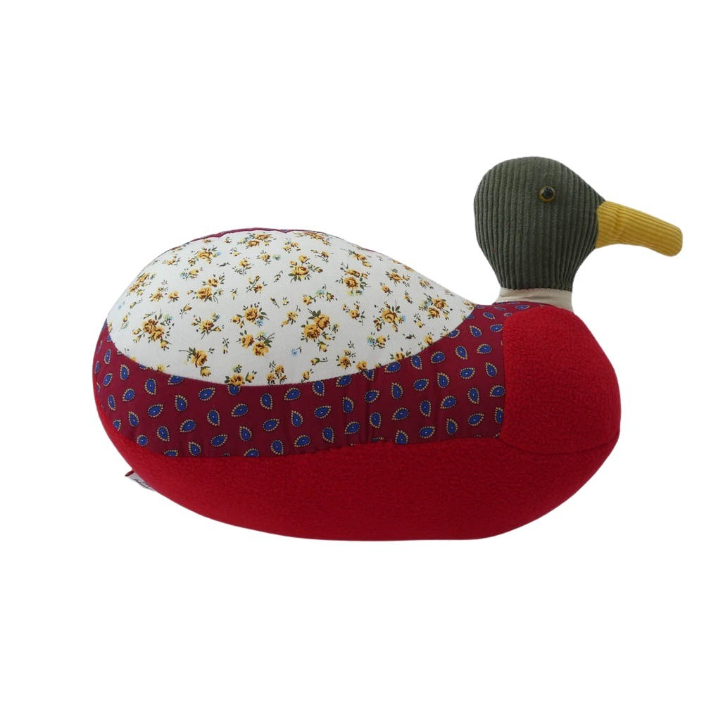 HUMAN MADE ヒューマンメイド HM24GD114 PATCHWORK DUCK PLUSH DOLL パッチワーク ダック ドール レッド系 マルチカラー系【極上美品】【中古】