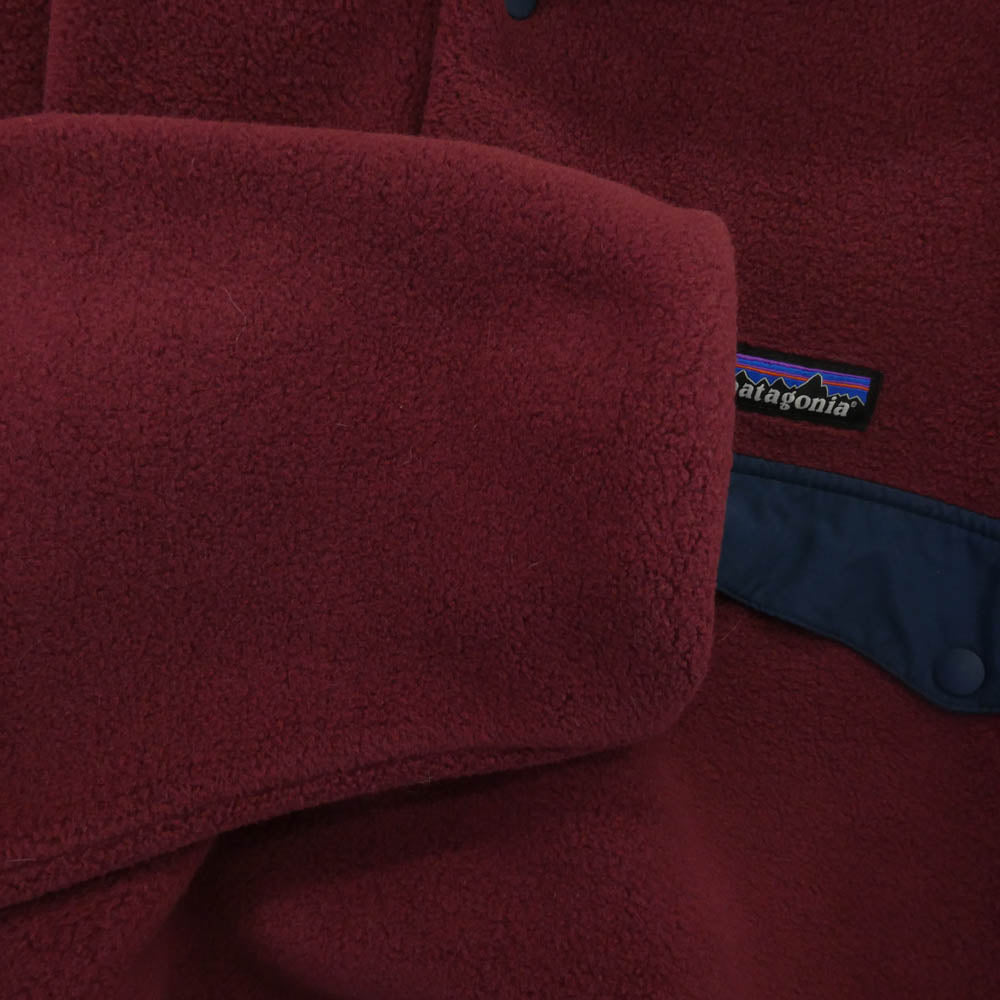 patagonia パタゴニア 25450FA22 SYNCHILLA SNAP-T FLEECE PULLOVER シンチラ スナップT フリース プルオーバー エンジ系 L【中古】