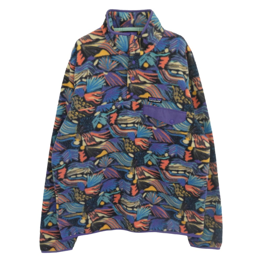 patagonia パタゴニア 25551SP23 Lightweight Synchilla Snap-T Fleece Pullover メンズ・ライトウェイト・シンチラ・スナップT・プルオーバー パープル系 L【美品】【中古】