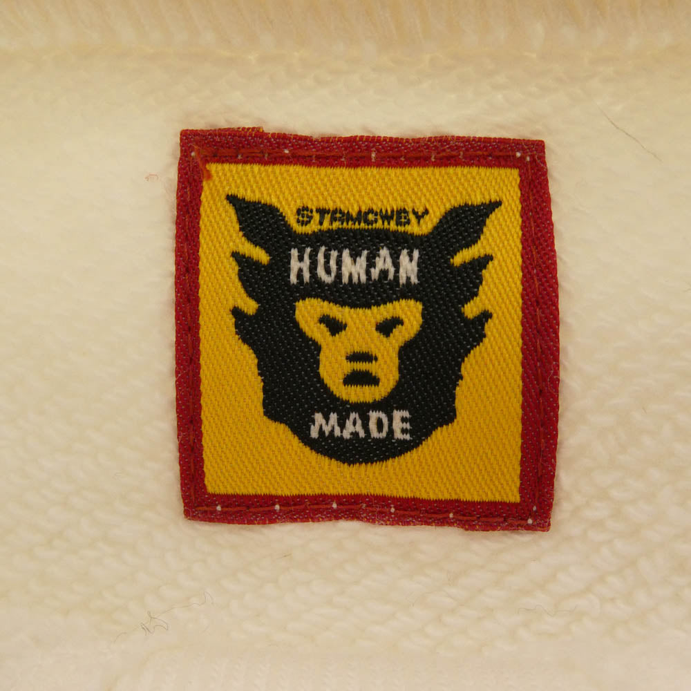 HUMAN MADE ヒューマンメイド Krispy Kreme Doughnuts Graphic Crewneck Sweatshirt クリスピー クリーム ドーナツ クルーネック スウェット ホワイト系 XL【中古】