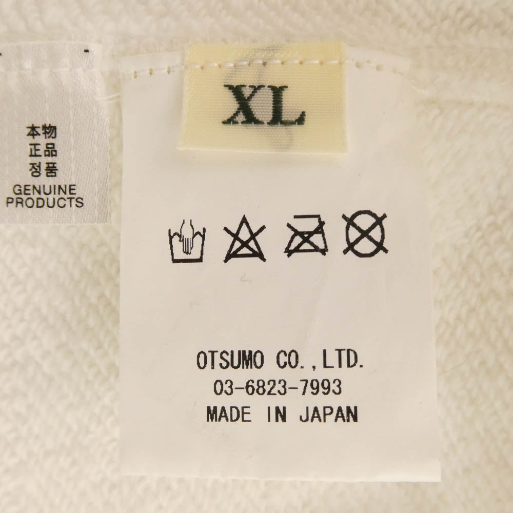 HUMAN MADE ヒューマンメイド Krispy Kreme Doughnuts Graphic Crewneck Sweatshirt クリスピー クリーム ドーナツ クルーネック スウェット ホワイト系 XL【中古】