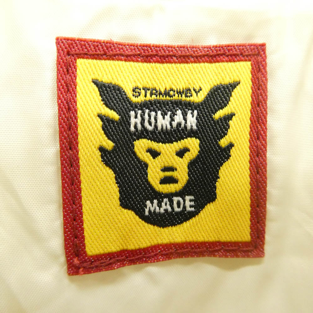 HUMAN MADE ヒューマンメイド DUCK COWICHAN ダック カウチン ニット ジャケット オフホワイト系 L【美品】【中古】