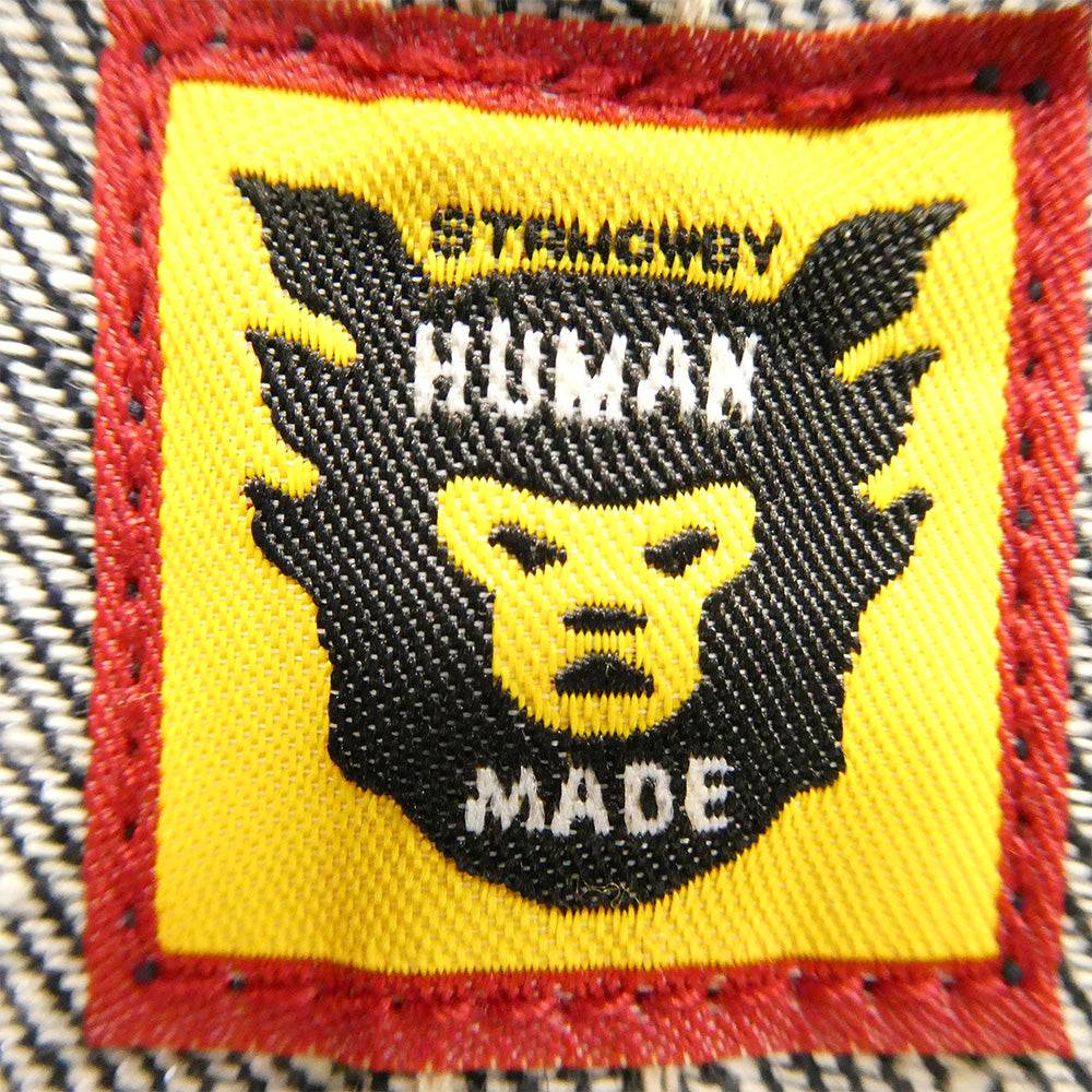 HUMAN MADE ヒューマンメイド HM28JK001 DENIM COVERALL JACKET PAST ハートロゴ デニム カバーオール ワークジャケット インディゴブルー系 XXL【美品】【中古】