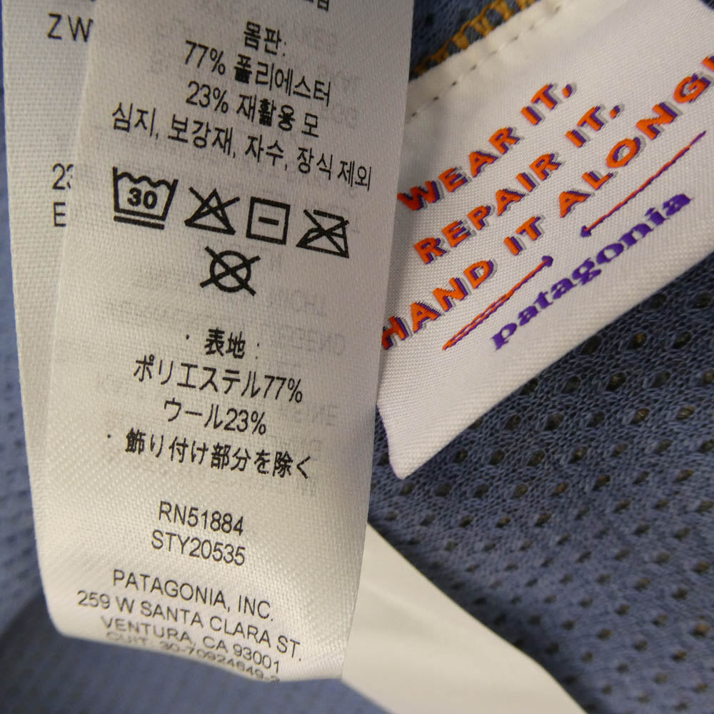 patagonia パタゴニア 23AW 20535FA23 50周年記念 Natural Blend Retro-X Cardigan ナチュラルブレンド レトロX フリースジャケット ドライマンゴー オレンジ系 L【美品】【中古】