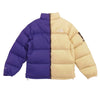Supreme シュプリーム THE NORTH FACE 24SS ND02400I Split Nuptse Jacket ノースフェイス スプリット ヌプシ ダウンジャケット ベージュ系 パープル系 M【新古品】【未使用】【中古】