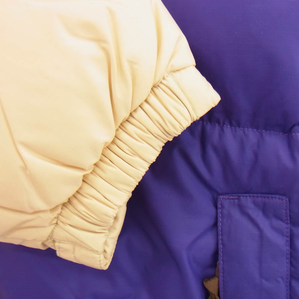 Supreme シュプリーム THE NORTH FACE 24SS ND02400I Split Nuptse Jacket ノースフェイス スプリット ヌプシ ダウンジャケット ベージュ系 パープル系 M【新古品】【未使用】【中古】