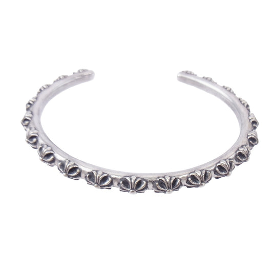 CHROME HEARTS クロムハーツ（原本無） 青山店購入レシート付属 CROSSBAND クロスバンド バングル シルバー系【中古】