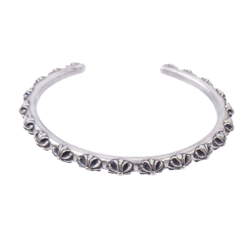 CHROME HEARTS クロムハーツ（原本無） 青山店購入レシート付属 CROSSBAND クロスバンド バングル シルバー系【中古】
