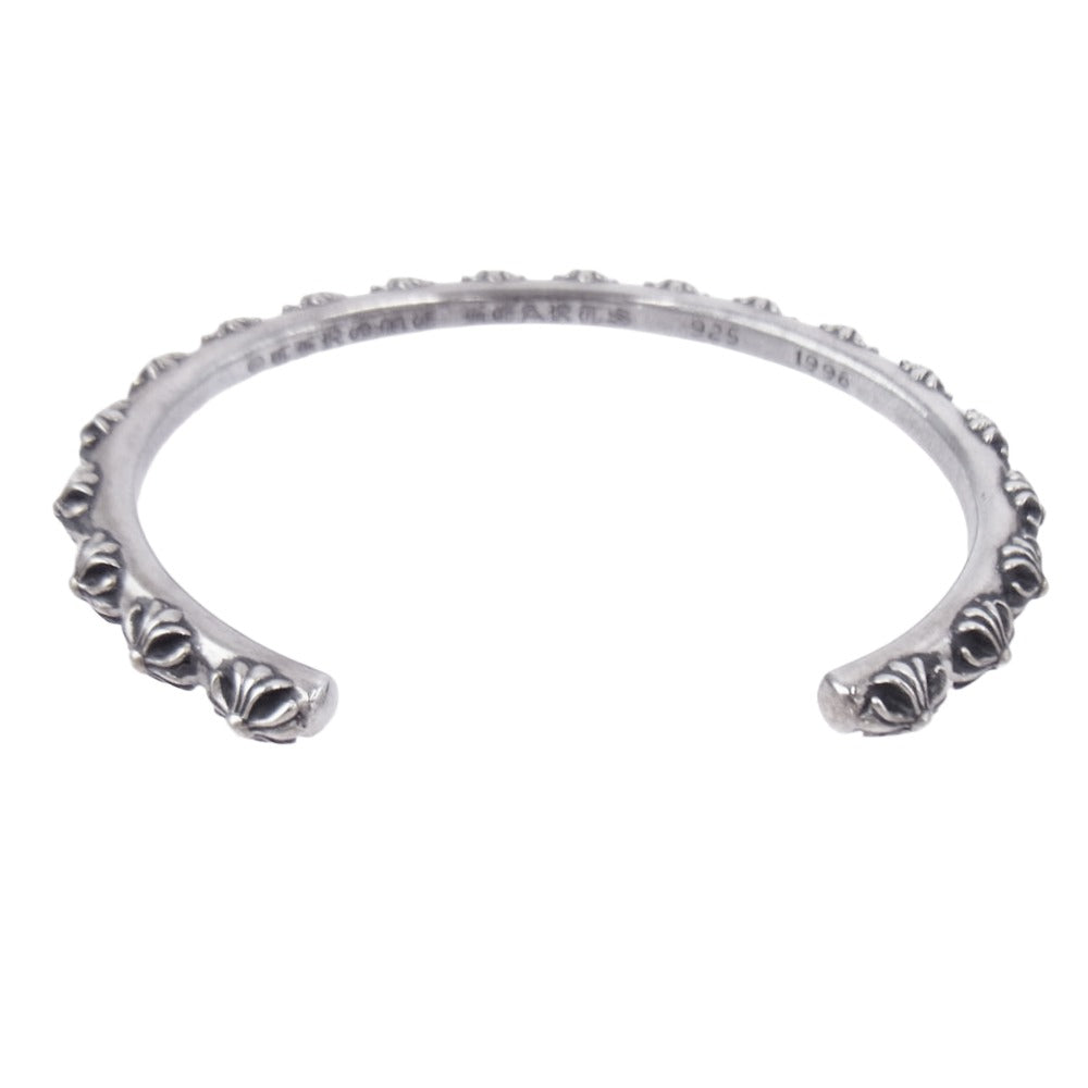CHROME HEARTS クロムハーツ（原本無） 青山店購入レシート付属 CROSSBAND クロスバンド バングル シルバー系【中古】