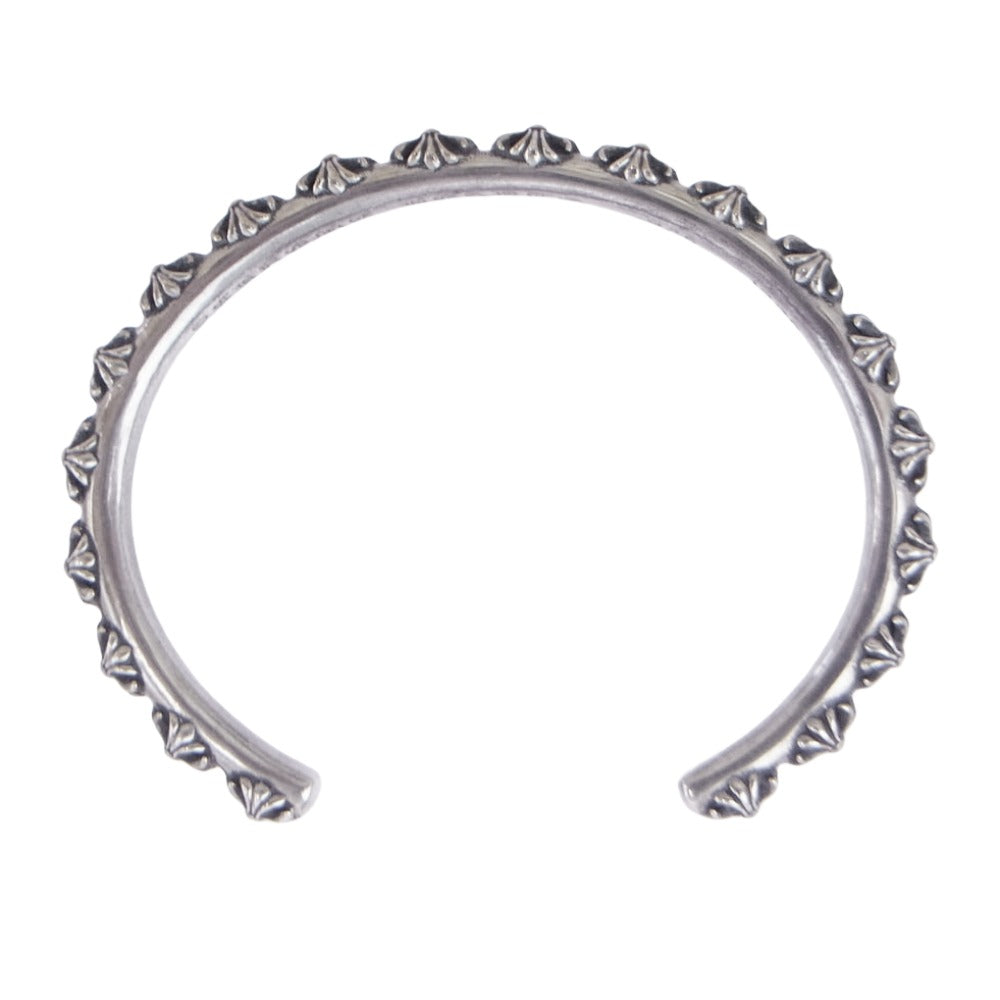 CHROME HEARTS クロムハーツ（原本無） 青山店購入レシート付属 CROSSBAND クロスバンド バングル シルバー系【中古】