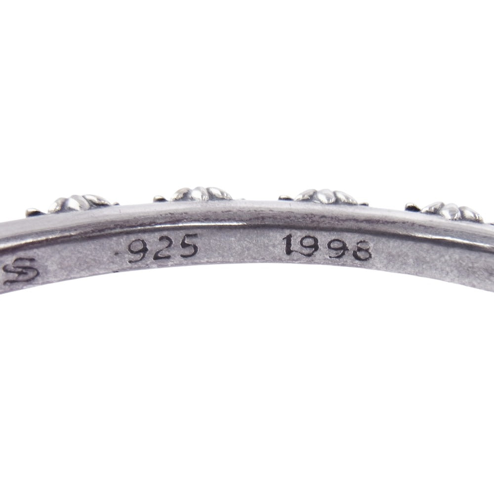 CHROME HEARTS クロムハーツ（原本無） 青山店購入レシート付属 CROSSBAND クロスバンド バングル シルバー系【中古】