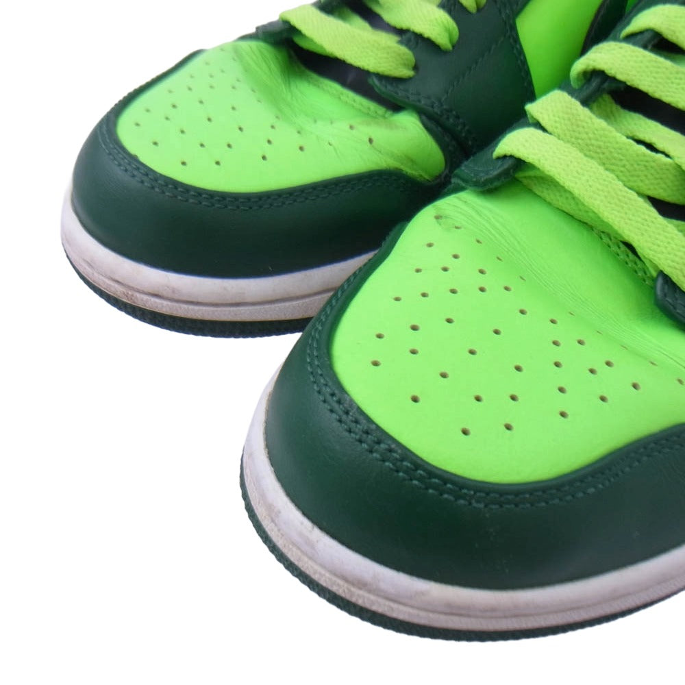 NIKE AIR JORDAN ナイキ ジョーダン 554724-330 Air Jordan 1 Mid Gorge Green AJ1 エアジョーダン1 ミッド ハイカットスニーカー グリーン系 26cm【中古】