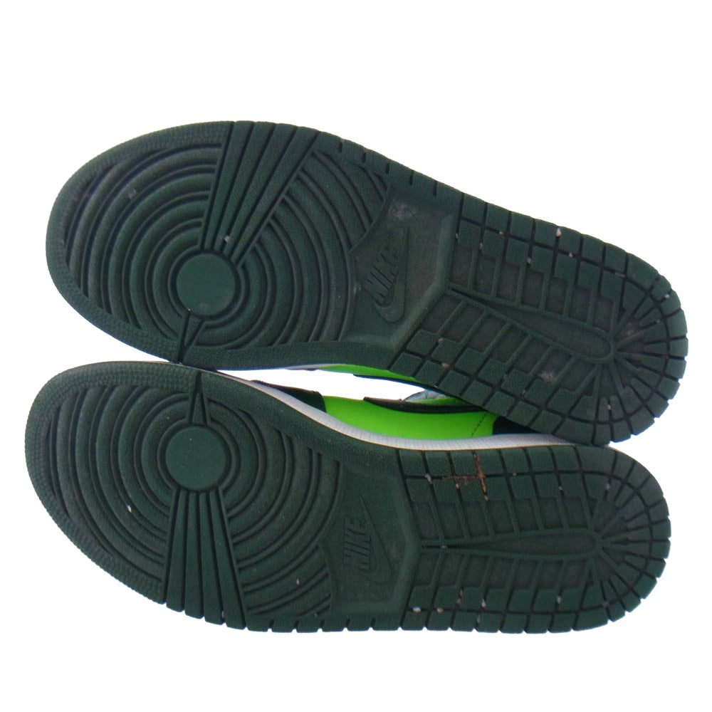 NIKE AIR JORDAN ナイキ ジョーダン 554724-330 Air Jordan 1 Mid Gorge Green AJ1 エアジョーダン1 ミッド ハイカットスニーカー グリーン系 26cm【中古】