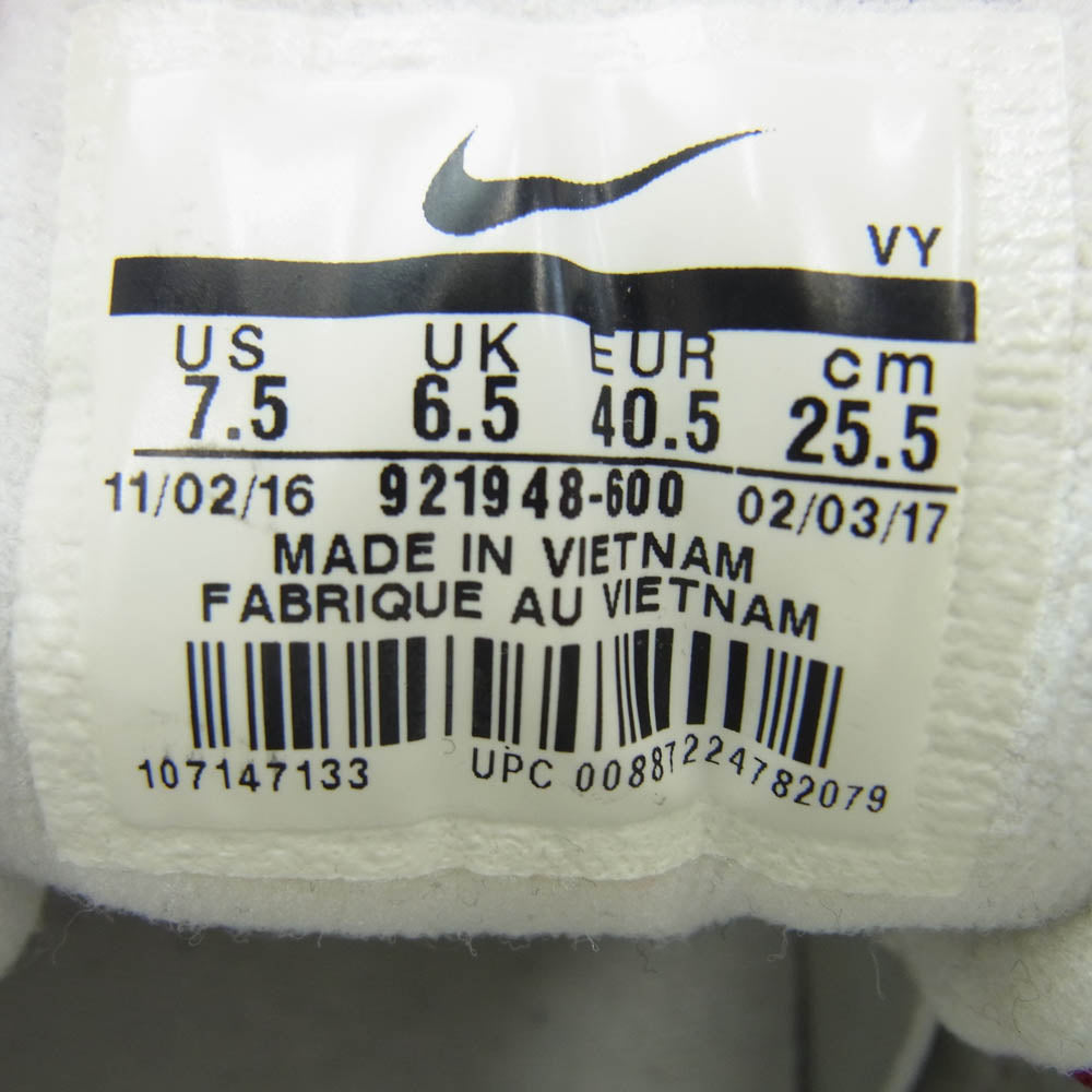 NIKE ナイキ 921948-600 AIR MORE UPTEMPO 96 エア モア アップテンポ スニーカー レッド系 ブラック系 25.5cm【中古】