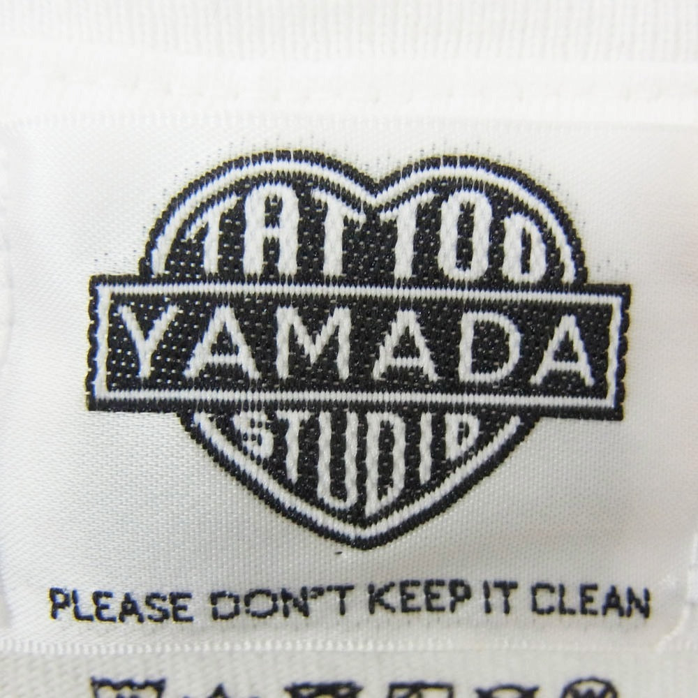 タトゥースタジオヤマダ 24AW BLUE GROOVE クルーネック 半袖Tシャツ ホワイト系 M【中古】