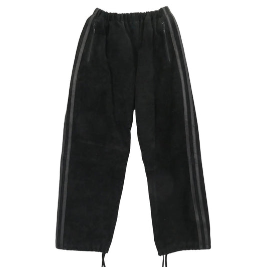 CALEE キャリー TATTOO STUDIO YAMADA TSY LEATHER TRACK PANTS レザートラックパンツ ブラック系 M【中古】