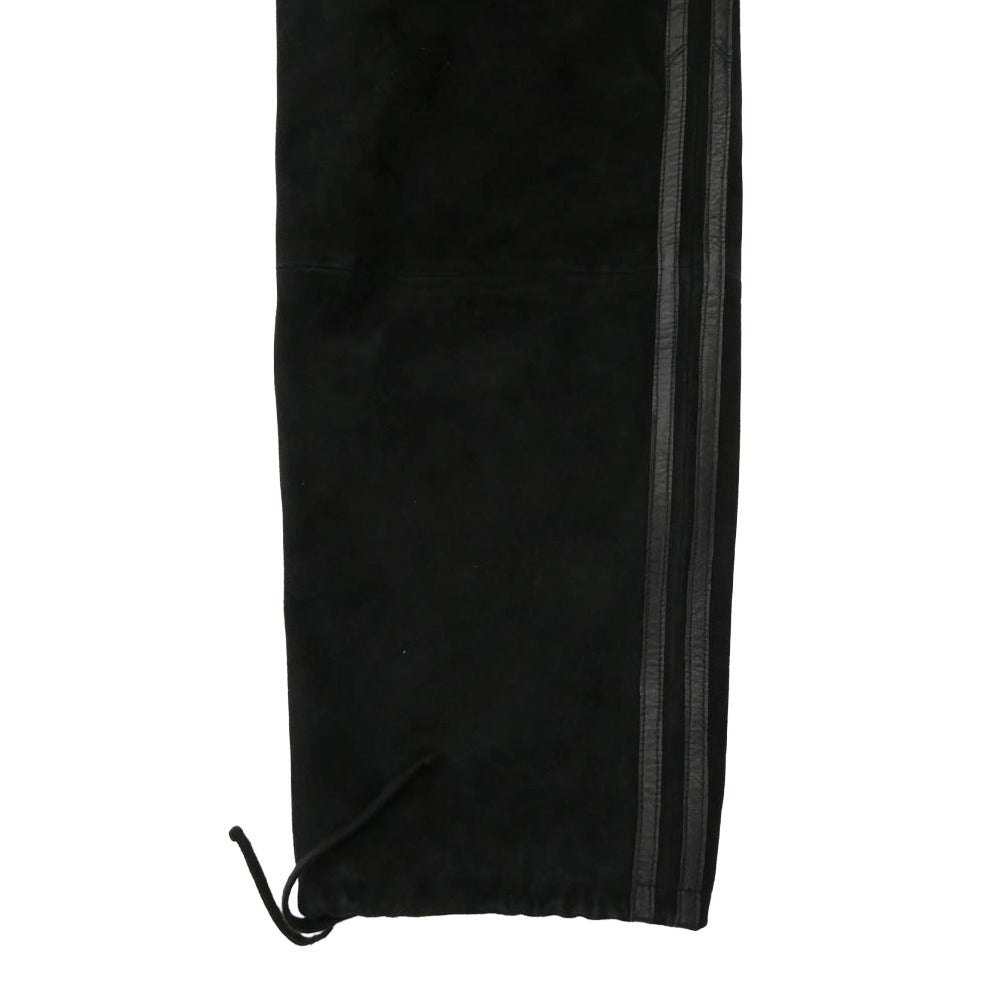 CALEE キャリー TATTOO STUDIO YAMADA TSY LEATHER TRACK PANTS レザートラックパンツ ブラック系 M【中古】